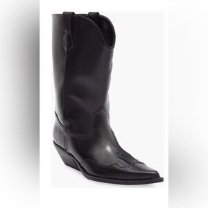 Black Cowboy Boots-these are all over the runway!